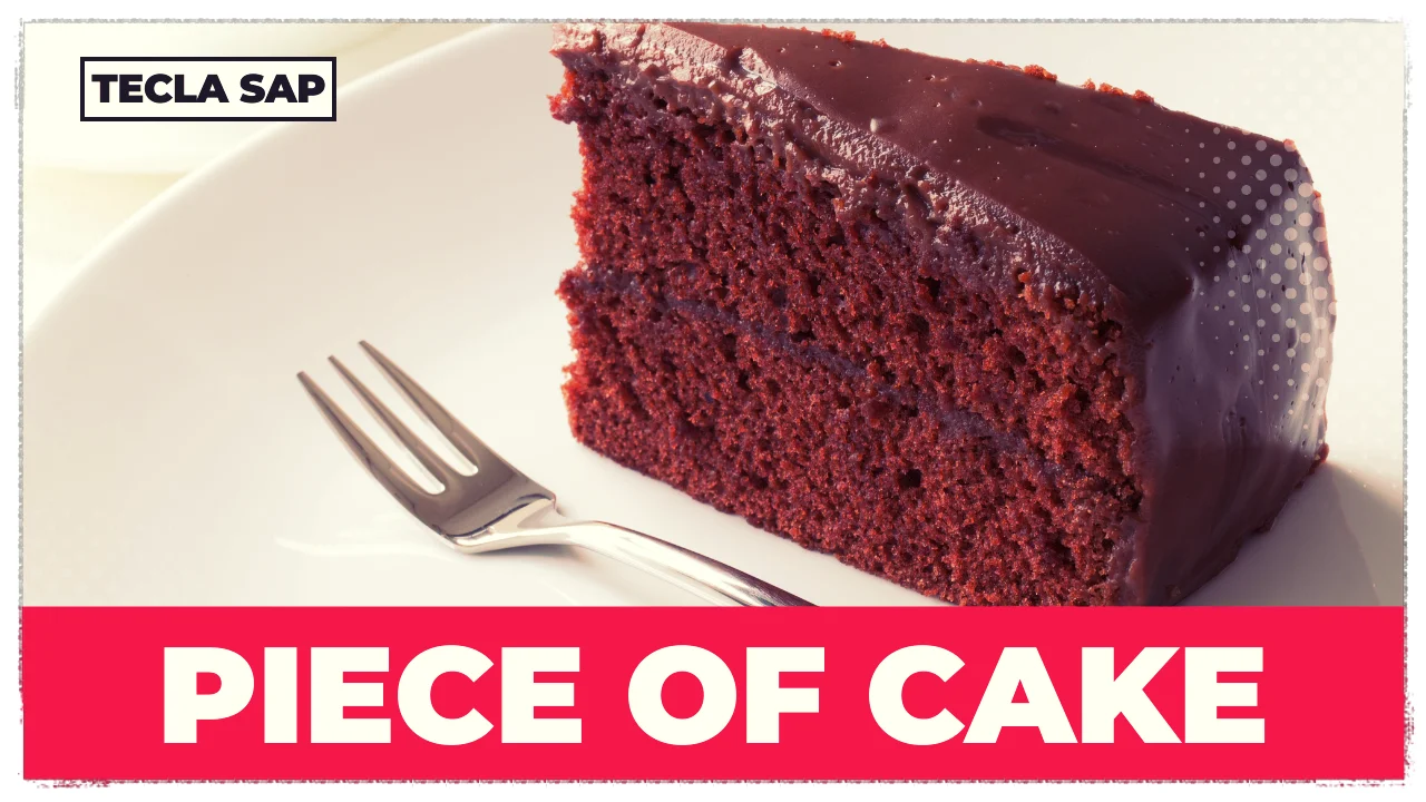 O que significa A Piece of Cake em Inglês? - Inglês com Tio Baum
