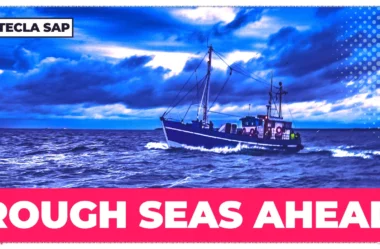 ROUGH SEAS AHEAD? Qual é o significado da expressão?