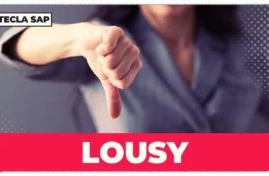 LOUSY? Qual é o significado e a tradução da palavra?