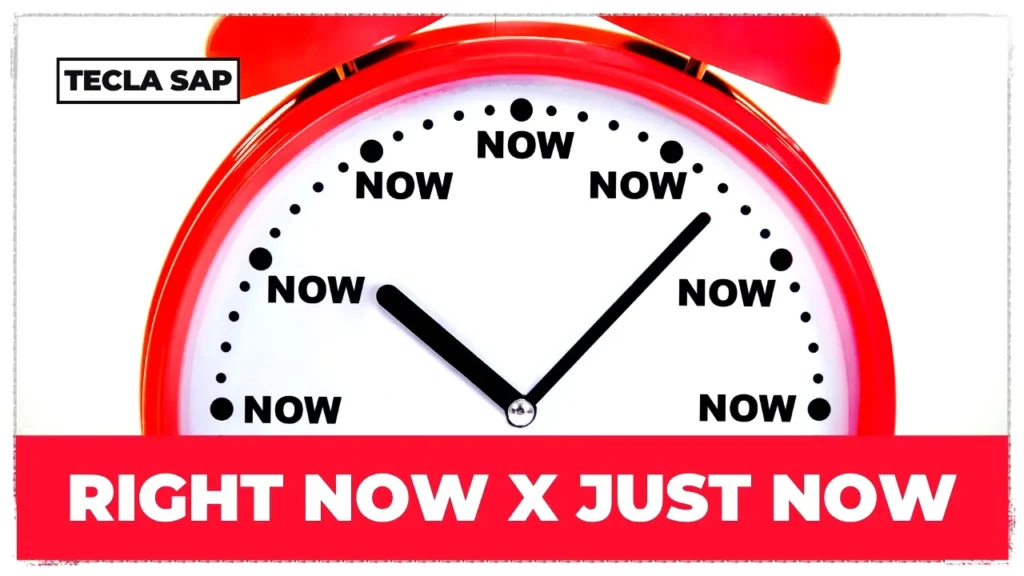 RIGHT NOW x JUST NOW