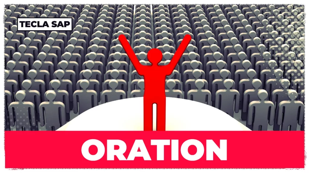 ORATION SIGNIFICADO