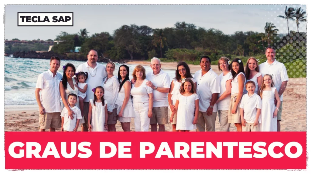 GRAUS DE PARENTESCO EM INGLÊS