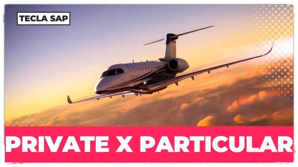 PRIVATE x PARTICULAR