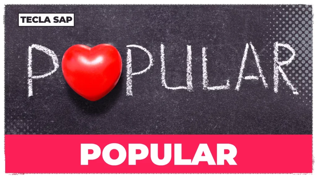 SIGNIFICADO DE POPULAR EM INGLÊS