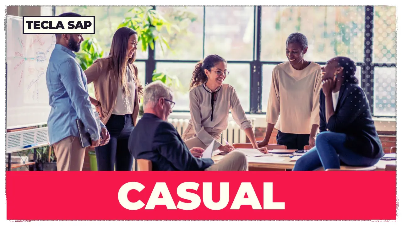 casual em inglês