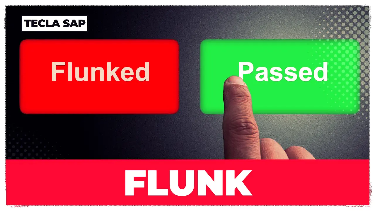 flunk em português