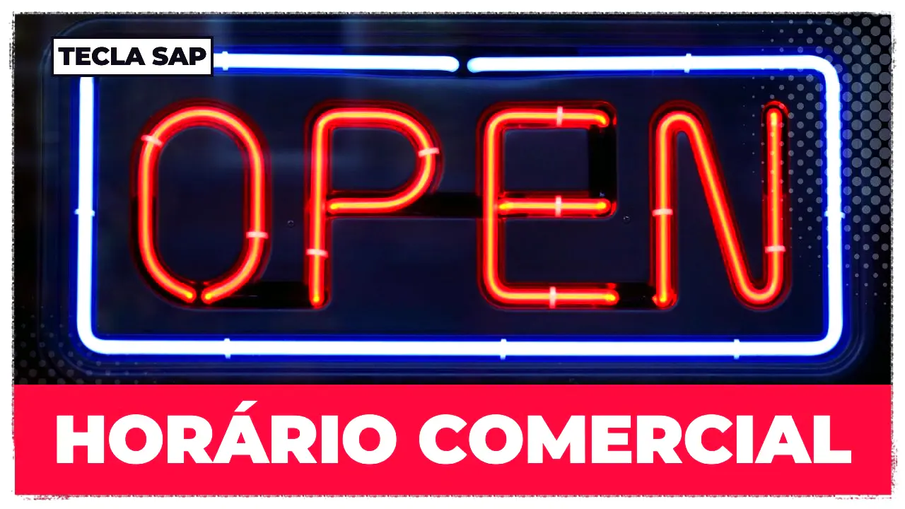horário comercial em inglês