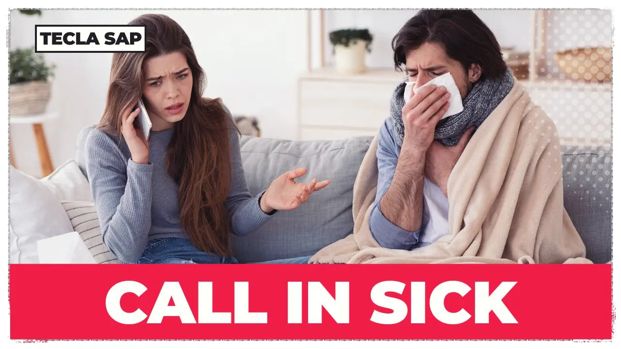 Call in sick em inglês