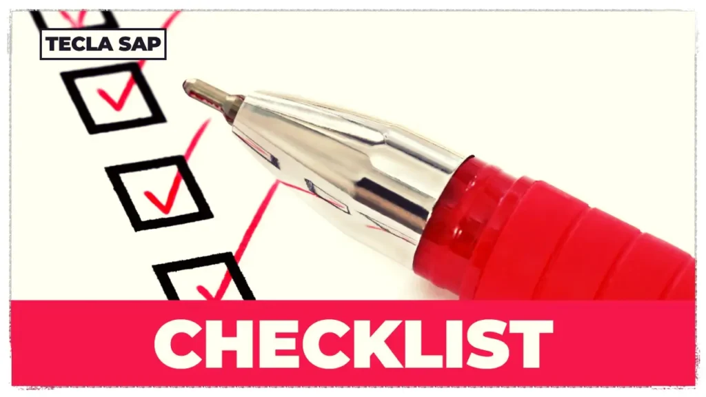 checklist em português